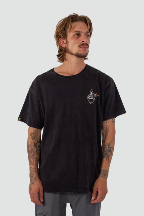 Polera Hombre Skunk Negra-0