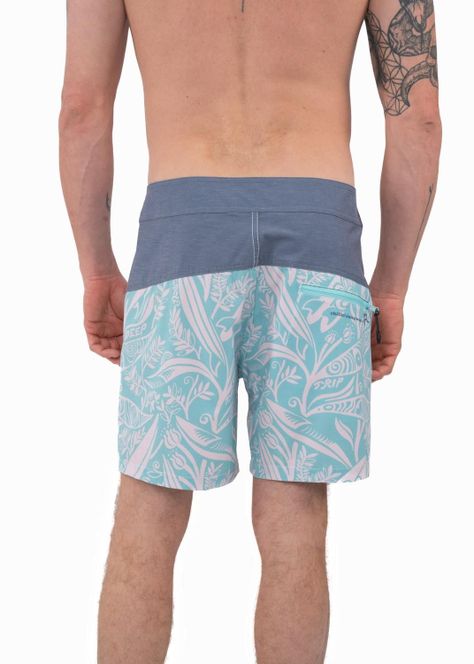 Traje de Baño Boardshort Leaf Calipso-1