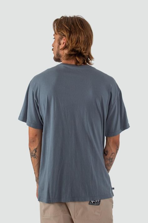 Polera Hombre Woven Verde-1