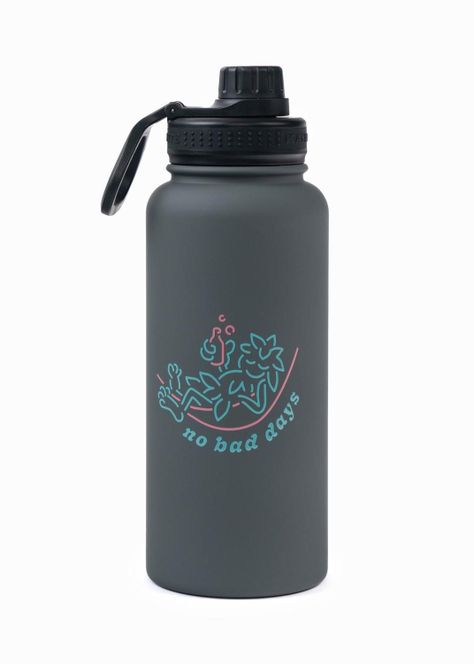 Botella Termo Nomade 950ML No Bad Charcoal-0