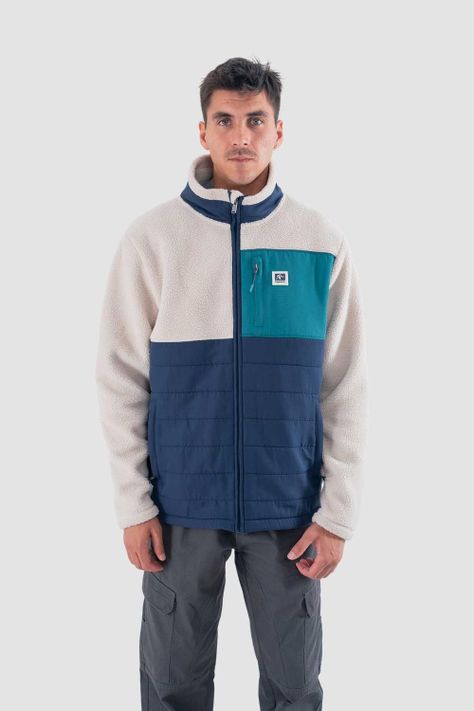 Polerón Chiporro Hombre Pocket Full Zip Bone-0
