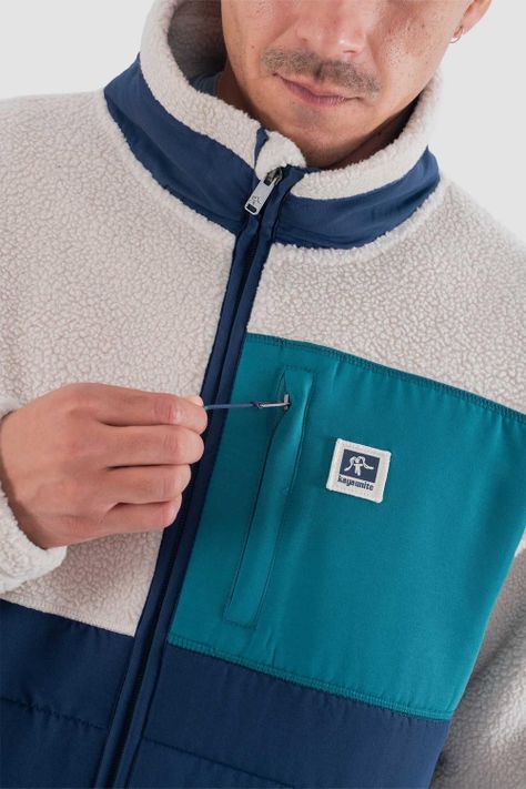 Polerón Chiporro Hombre Pocket Full Zip Bone-2