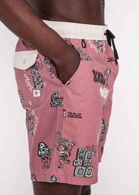 Traje de Baño Volley Traveler Old Rose-5