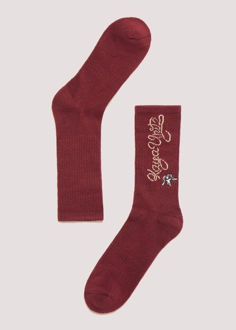 Calcetines Bamboo Unite Bordo-0