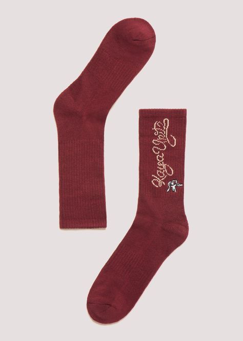 Calcetines Bamboo Unite Bordo-2