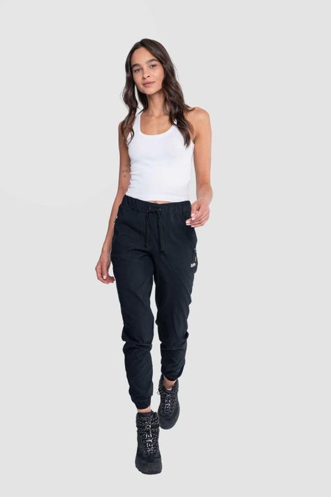 Pantalón Hiking Mujer - Negro-0