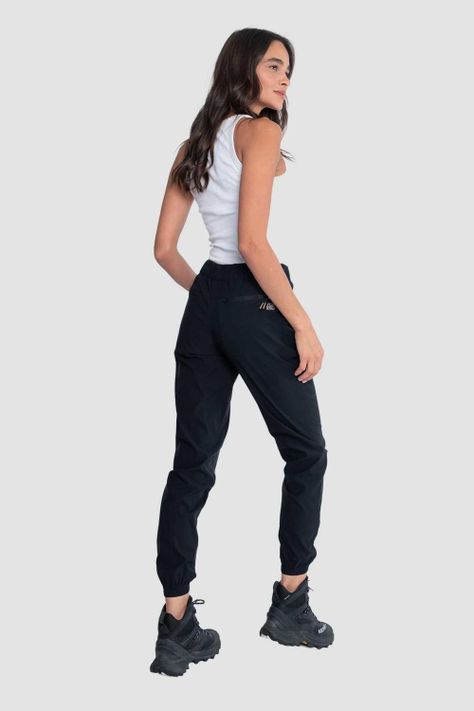Pantalón Hiking Mujer - Negro-1