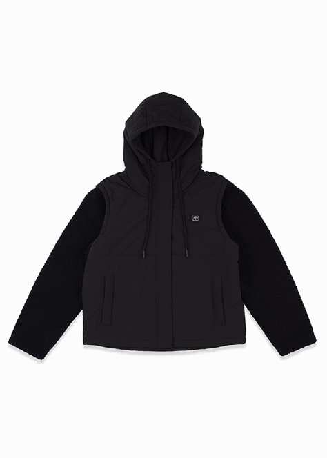 Chaqueta Mujer 2 en 1 Tara - Negra-5
