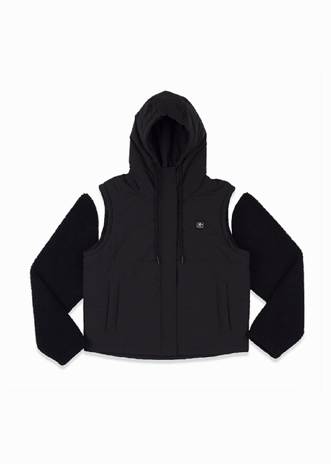 Chaqueta Mujer 2 en 1 Tara - Negra-8
