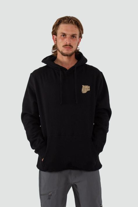 Polerón Hombre Hoodie Roots Negro-0