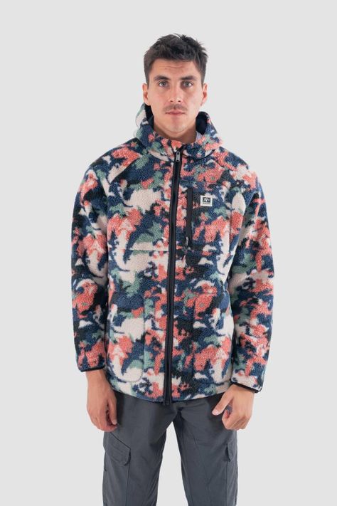 Polerón Chiporro Hombre Hood Geo Navy-0