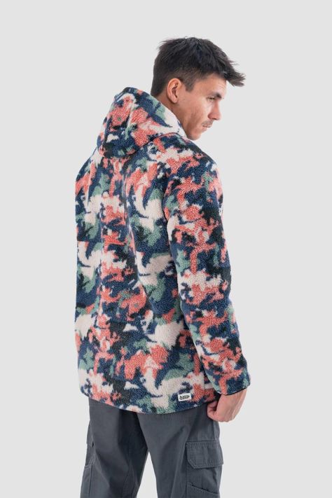 Polerón Chiporro Hombre Hood Geo Navy-1
