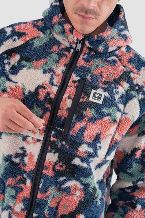 Polerón Chiporro Hombre Hood Geo Navy-2