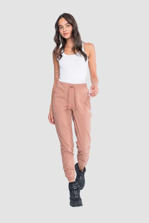 Pantalón Hiking Mujer - Terracota-0
