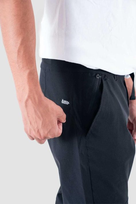 Pantalón Hombre Yaka Relax Negro-2