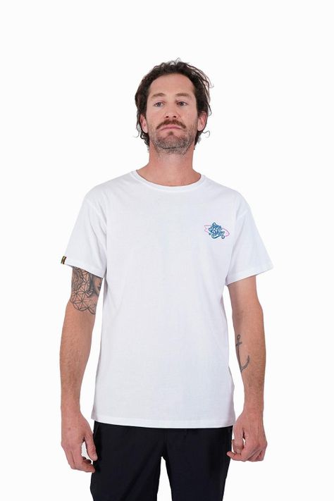 Polera Hombre Fishin Blanca-0