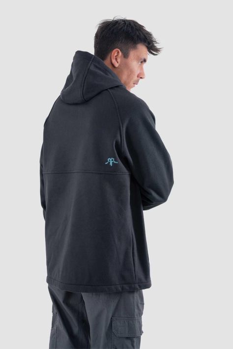 Chaqueta Cortaviento Hombre Surazo Hood Negro-1