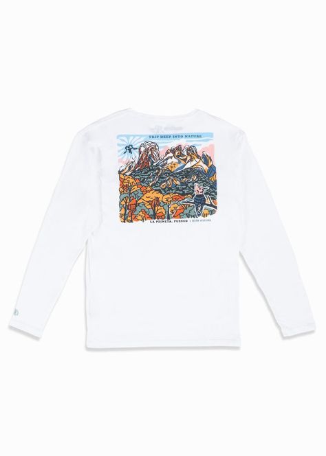 Polera Hombre Manga Larga Puesco Blanca-3