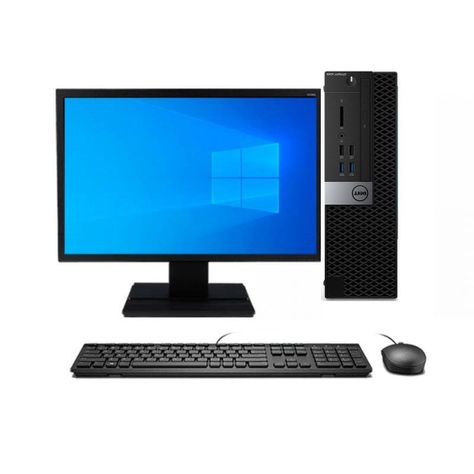KIT MONITOR +PC Dell 7040 i5 8GB 240GB SSD Reacond-0