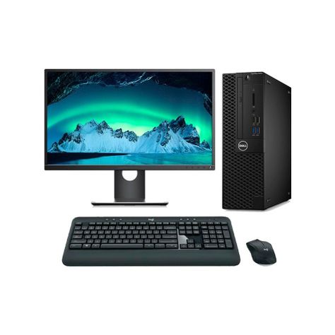 KIT MONITOR + PC DELL Optiplex 3050 SFF (i5-7ma 16GB 256GB SSD) + Teclado & Mouse Reacondicionado -0