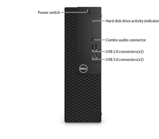 KIT MONITOR + PC DELL 3050 SFF i5- 8GB 256GB SSD Reacondicionado Gra-4