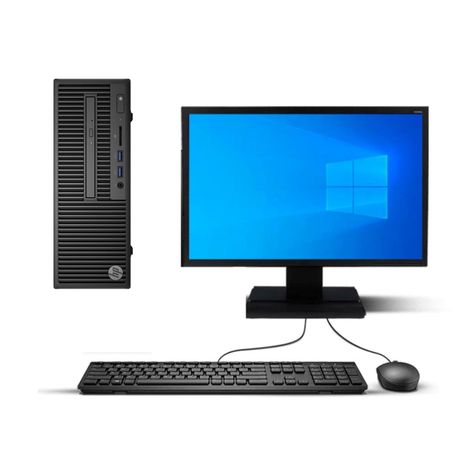 KIT MONITOR + PC DESKTOP HP 280 G2 SFF (i3-6ta 8GB 256 GB SSD) + Teclado & mouse Reacondicionado -0