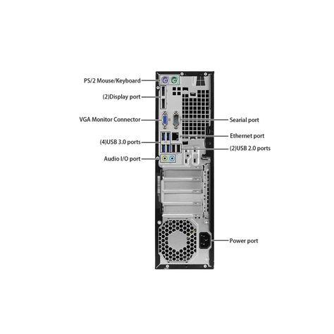 KIT MONITOR + PC HP 600 G2 SFF i7 8GB 256GB SSD + Teclado & Mouse Reacondicionado Grado A-4