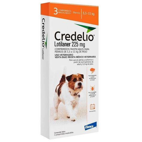 Credelio 3 comprimidos de perros de 5, 5 a 11kg-0