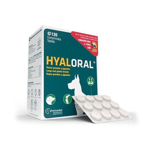 Hyaloral Razas Grandes y Gigantes - 120 comprimidos-0