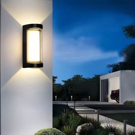 Aplique Pared Exterior Impermeable Moderna Jardin Porche Lau-6