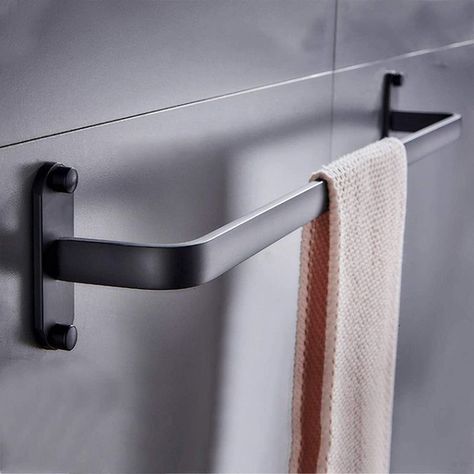 Barra Individual Toallero Cocina Baño Pared Soporte Rondon-1
