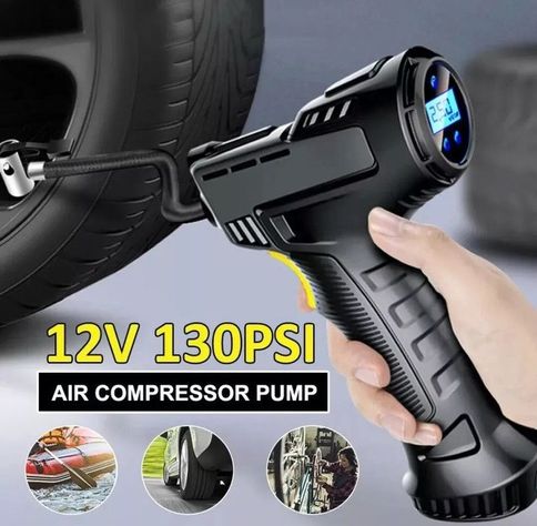 Compresor Aire Portátil Bomba Inalámbrica Calibrar Lau-3