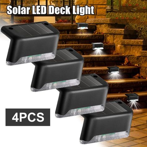 Lámpara LED Solar Escaleras Hermosa Decoracion Rondon-6