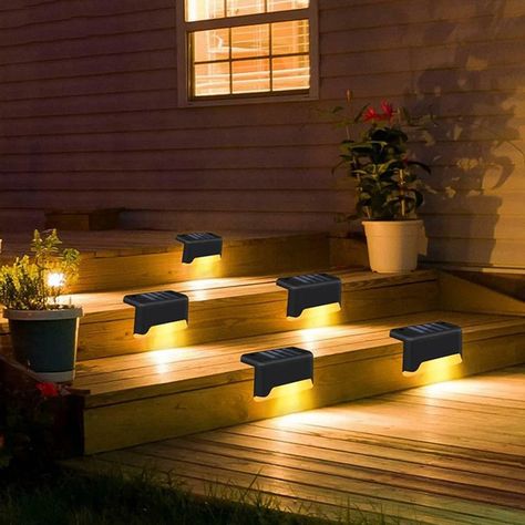 Lámpara LED Solar Escaleras Hermosa Decoracion Rondon-7