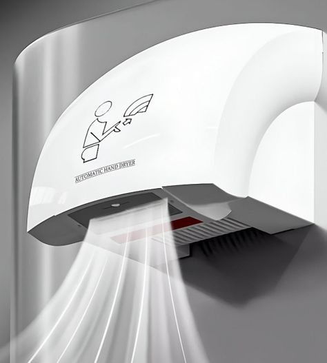 Secador Manos Automático Sensor Infrarrojo Inteligente Jhn-5