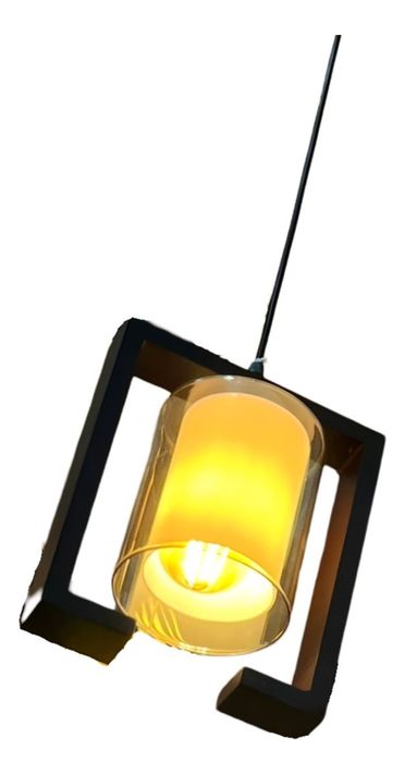 Lámpara Colgante Techo Decoración Elegante Cuadrada Jhn-0