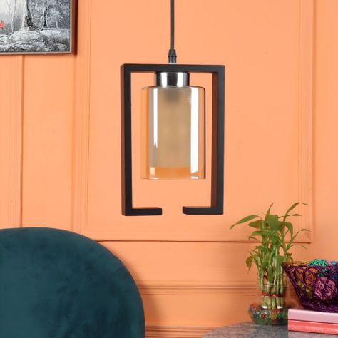 Lámpara Colgante Techo Decoración Elegante Cuadrada Jhn-3