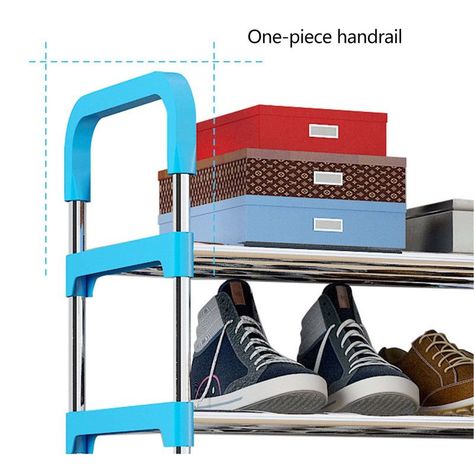 Almacenamiento Zapatos Ajustable Niveles Torre Hogar Rondon-4