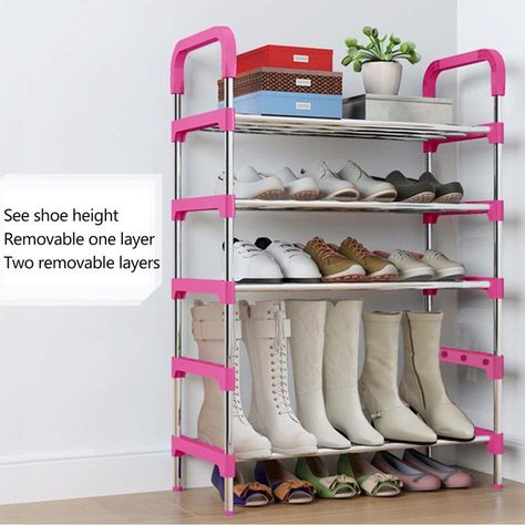 Almacenamiento Zapatos Ajustable Niveles Torre Hogar Rondon-6