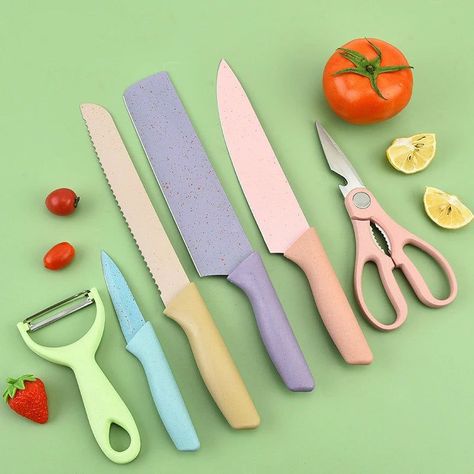 Juego de Cuchillos Antiadherente Cocina Acero Inoxidable Lau-3