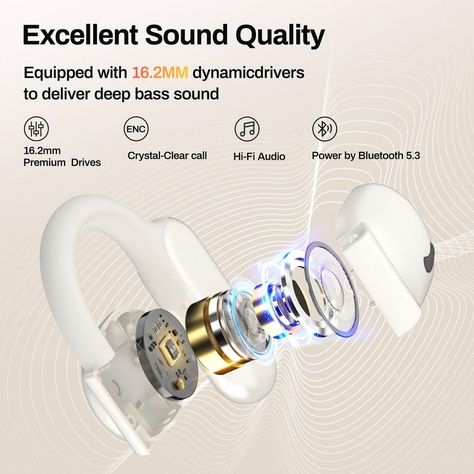 Auriculares Inalambrico Tipo Gancho Deportivos Bluetooth Lau-6