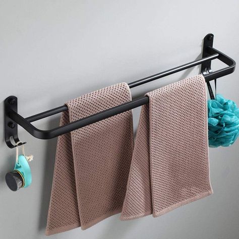 Ganchos Toallas Percha Dobles Toallero Pared Mano Rondon-2