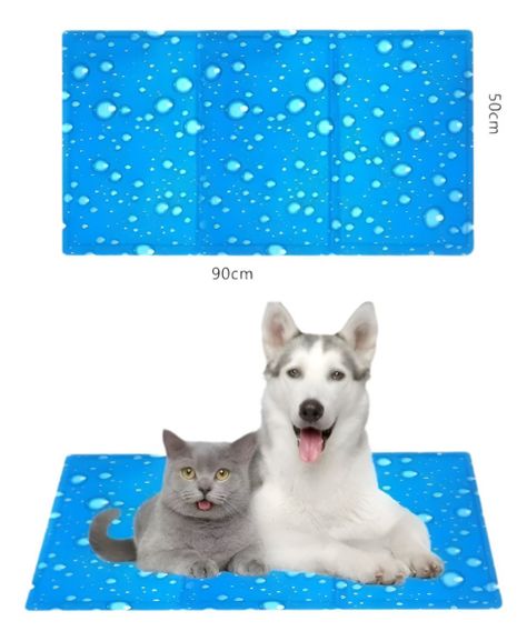 Manta Refrescante Gel Frío Mascotas Talla L 90x50cm Jhn-8