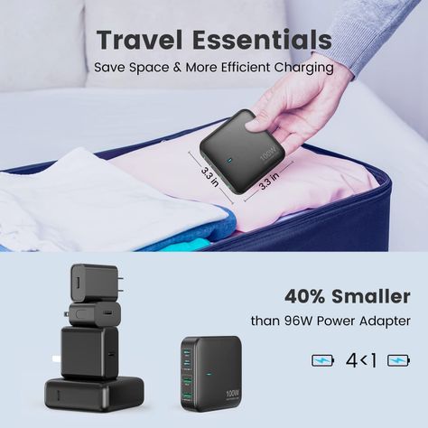 Cargador USB C Estación Carga USB 4 Puertos Portatil Rondon -1