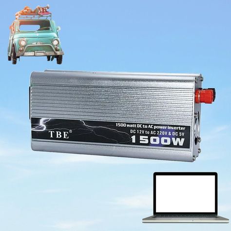 Iniciador Bateria Vehiculo Inversor Potencia Carro Rondon-5