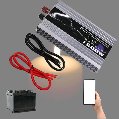 Iniciador Bateria Vehiculo Inversor Potencia Carro Rondon-7