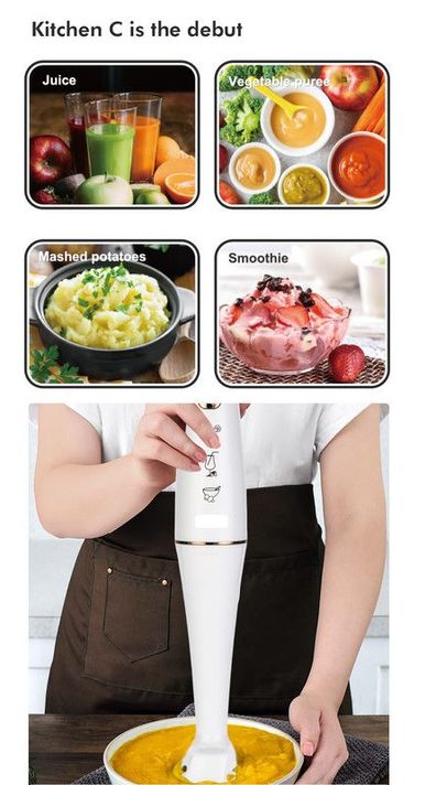 Batidora Manual Calidad Inmersión Cocina Rondon-2