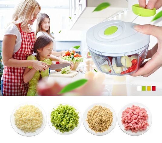 Cortador Manual Alimentos Multifunción Hogar Rondon-6