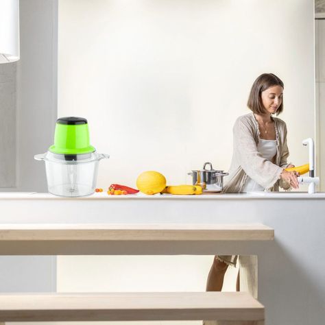 Procesaor Alimentos 2L Plastico Triturador Picador Lau-6