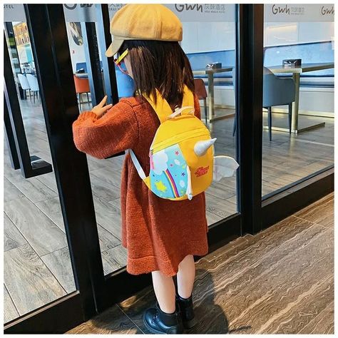 Mochila Escolar Jardín Infantes Niñas Unicornio Almacen Jer-2